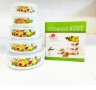 Комплект емайлирани купи за съхранение на храна с пластмасови капаци , снимка 1 - Кутии за храна - 42951006
