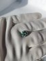 Уникален Голям 3 карата Фенси бял-морско син/зелен оттенък Мойсанит Диамант Diamond Moissanite , снимка 9