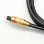 Оптичен кабел DeTech 18359, от Toslink(м) към Toslink(м), 100 sm, черен, снимка 4