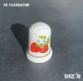 Порцеланови напръстници - колекционерски /плодове/-5 бр, снимка 4