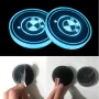 2бр. LED светещи Анти-слип подложки за чаши за BMW E46 E90 E60 F30 E39 F10 F20 E87 E36 X1 X3 X5 usb, снимка 4
