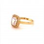 Златен дамски пръстен 2,88гр. размер:57 14кр. проба:585 модел:14288-3, снимка 2