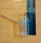 НОВ Стъклен Бонг / Фифка - 11 см., снимка 4