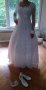 Булчинска, сватбена рокля и обувки , снимка 1 - Сватбени рокли - 38387416