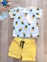Комплект с ананаси в жълто, снимка 1 - Комплекти за бебе - 29048129
