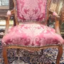 Кресло в Луи XV стил с дамаска в бароков орнамент, снимка 6