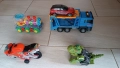 Автовоз мотор влакче , динозавър трансформърс играчки , снимка 2