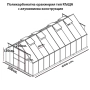 Поликарбонатна алуминиева оранжерия, снимка 4