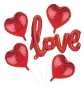 Парти балони за Свети Валентин, 5 бр., снимка 1