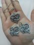 Дамски комплект синджирче LOVE, висулка и обеци, щампа 925, нов , снимка 2
