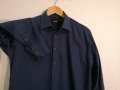Качествена и елегантна тъмно синя мъжка риза TEODOR XL, снимка 2