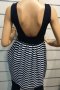 Нова дамска моряшка къса рокля с ефектен гръб и деколте, снимка 13