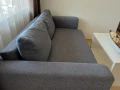 Двуместен диван сив, снимка 2