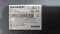 SHARP 50DJ3E/T.MS6586.U705/4T-C50DL3EL2AB , снимка 2