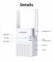 Нов 300mbps Wi-Fi усилвател рипийтър хотспот за интернет мрежа, снимка 2