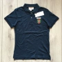 НОВА тъмно синя памучна поло тениска яка якичка GUCCI  Гучи размер XXL, снимка 1