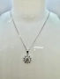 Сребърно колие с мойсанит (диамант)1 карат, снимка 12