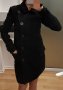 дамско палто зимно елегантно черно, снимка 1 - Палта, манта - 43949354