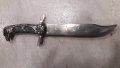Нож с дръжка от български пилотски кортик, кама, острие, кинжал, снимка 2