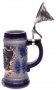Сувенирна чаша с метално капаче и ГЕРБ на Р. България (модел 2), снимка 1 - Подаръци за рожден ден - 39649306