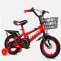 Детски велосипед с кош, помощни колела и два вида спирачки , снимка 1 - Детски велосипеди, триколки и коли - 44911797