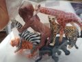 6 Диви Зоо Джунгла Сафари животни слон жираф тигър Леопард зебра  пластмасови фигурки играчки, снимка 4