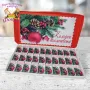 Кутия 30 броя Шоколадови бонбони Коледни късметчета, снимка 9