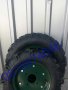К-т Външна и вътрешна гуми с джанта 5×12 за мотофреза/ моноблог, снимка 2