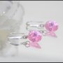 Сребърни обеци *Елипс* с  кристали Swarovski, снимка 10