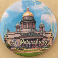 Автентичен магнит от Санкт Петербург, Русия-серия, снимка 2 - Колекции - 44118023