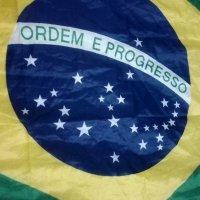 Знаме, флаг  Бразилия 90 х 140, снимка 2 - Други - 22012901