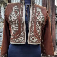 Автентична Османска връхна дреха салтамарка със сърмени конци, снимка 1 - Антикварни и старинни предмети - 31061638