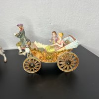 Италианска порцеланова карета №4949, снимка 6 - Антикварни и старинни предмети - 43868204