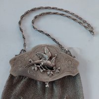 Сребърна дамска чантичка(уникат-сребро 800 проба), снимка 14 - Антикварни и старинни предмети - 38527562