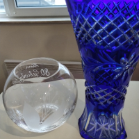 Кристални вази, снимка 1 - Други - 44853001