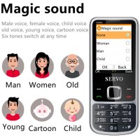 4 SIM карти!  Телефон SERVO V9500 Magic Voice , снимка 1 - Телефони с две сим карти - 43983752