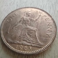Монета на  Кралица Елизабет II (1963) , снимка 1 - Нумизматика и бонистика - 43472650