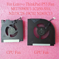 CPU GPU Cooling Fan For Lenovo ThinkPad P53 вентилатори за охлаждането, снимка 1 - Части за лаптопи - 44880495