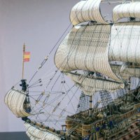 макет на кораб San Felipe-1690 Spanish Armada Galleon Tall Ship, снимка 2 - Други ценни предмети - 27893138
