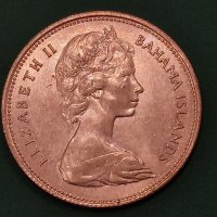 50 цента Бахами сребро 800 рядка монета в отлично качество, снимка 1 - Нумизматика и бонистика - 43715855