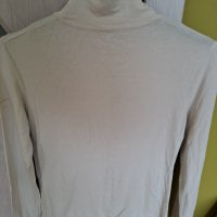 Дамско тънко поло 2 бр. бяло и жълто с надписи, снимка 5 - Блузи с дълъг ръкав и пуловери - 36759187