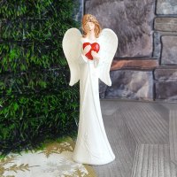 3123 Сувенир статуетка Ангел със сърце, снимка 2 - Декорация за дома - 38324383