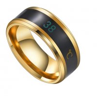 Уникално стилен пръстен термометър Smart Ring НАЛИЧНО!!!, снимка 2 - Пръстени - 37825422