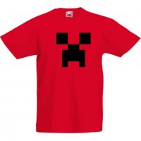 Детска тениска майнкрафт  Minecraft Creeper Face 01, снимка 2 - Детски тениски и потници - 32696798