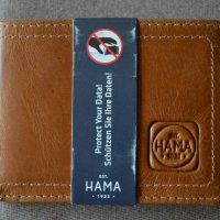 HAMA 1923 H2C Mailand с RFID защита малък хоризонтален портфейл, снимка 1 - Портфейли, портмонета - 32591628