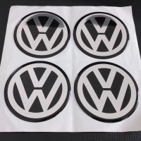 Стикери Силиконови За Джанти 65мм / за Volkswagen VW Волксваген декоративни за тапи централен отвор, снимка 1 - Аксесоари и консумативи - 40736115