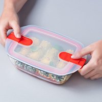 Pyrex Cook&Heat съд за готвене/съхранение на храна с капак, снимка 3 - Кутии за храна - 27244582