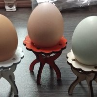 Великденска декорация-Поставка за яйца , снимка 1 - Декорация за дома - 44898913