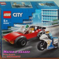 Продавам лего LEGO CITY 60392 - Преследване на кола с полицейски мотор, снимка 1 - Образователни игри - 39308572