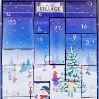 Адвент календар с подаръци за украса на коледно село Magic Village, снимка 1 - Декорация за дома - 43193294